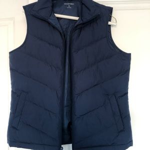 Lands End Classic Navy Vest size Small 6-8